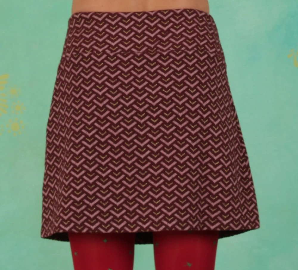 Rock, Stage Time Skirt, pink-burgundy - Image 3