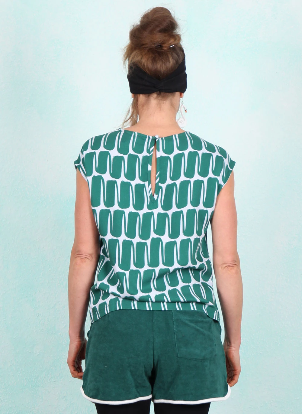 Top, 61244B, green - Image 3