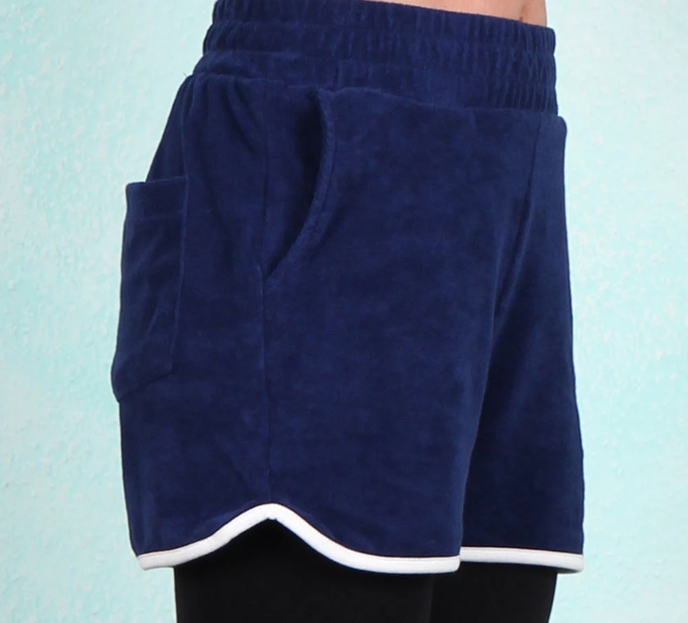 Frottee-Shorts, 61575A, blue - Image 2