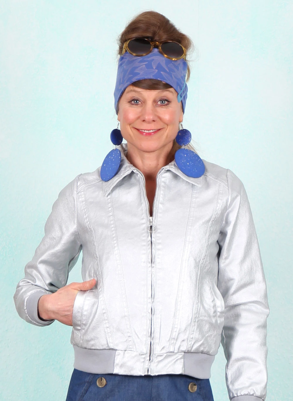 Jacke, 61674, silver - Image 1