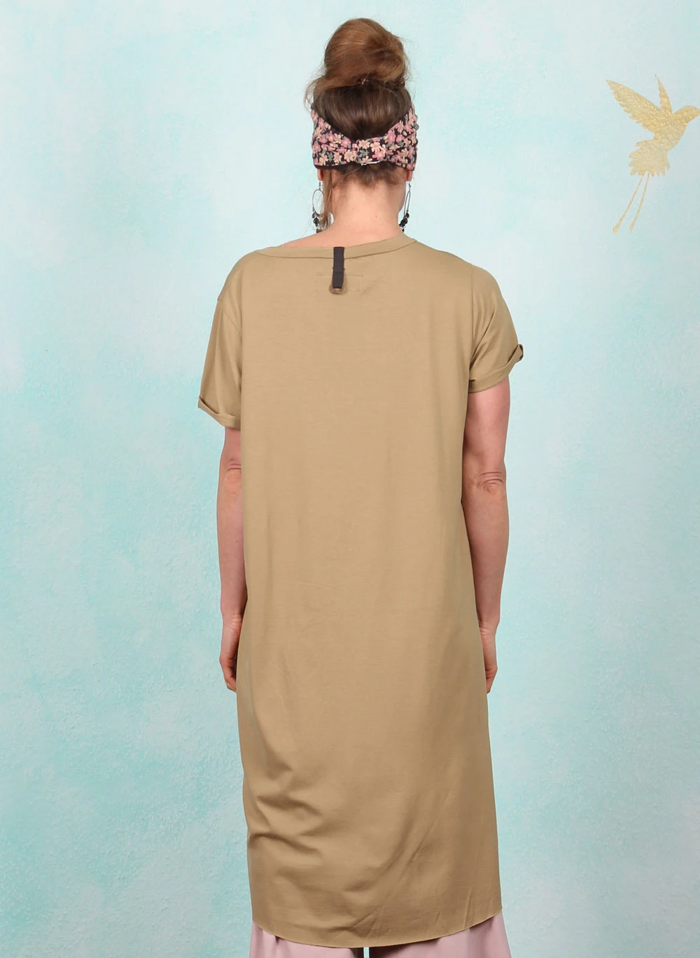 Kleid (fällt größer aus), 98049-655, green-beige - Image 3