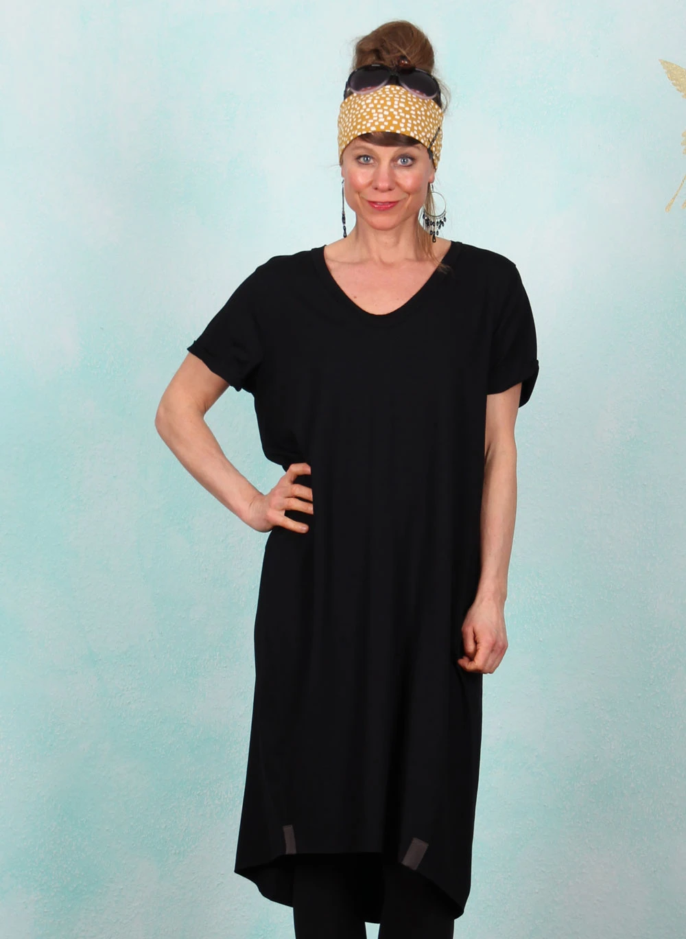 Kleid (fällt größer aus), 98049-900, black - Image 1