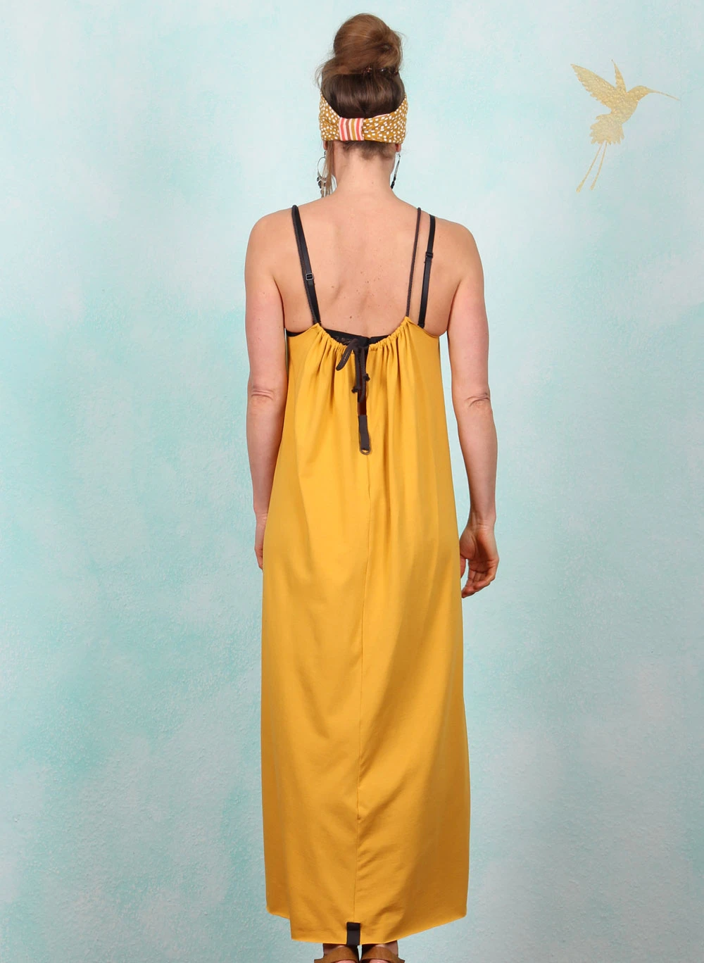 Kleid (fällt größer aus), 98062-701, yellow - Image 3
