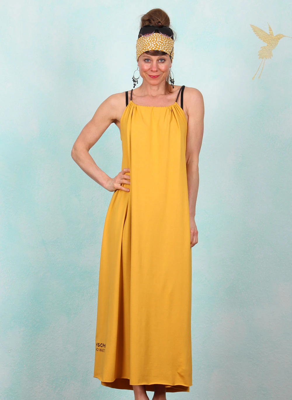 Kleid (fällt größer aus), 98062-701, yellow - Image 1