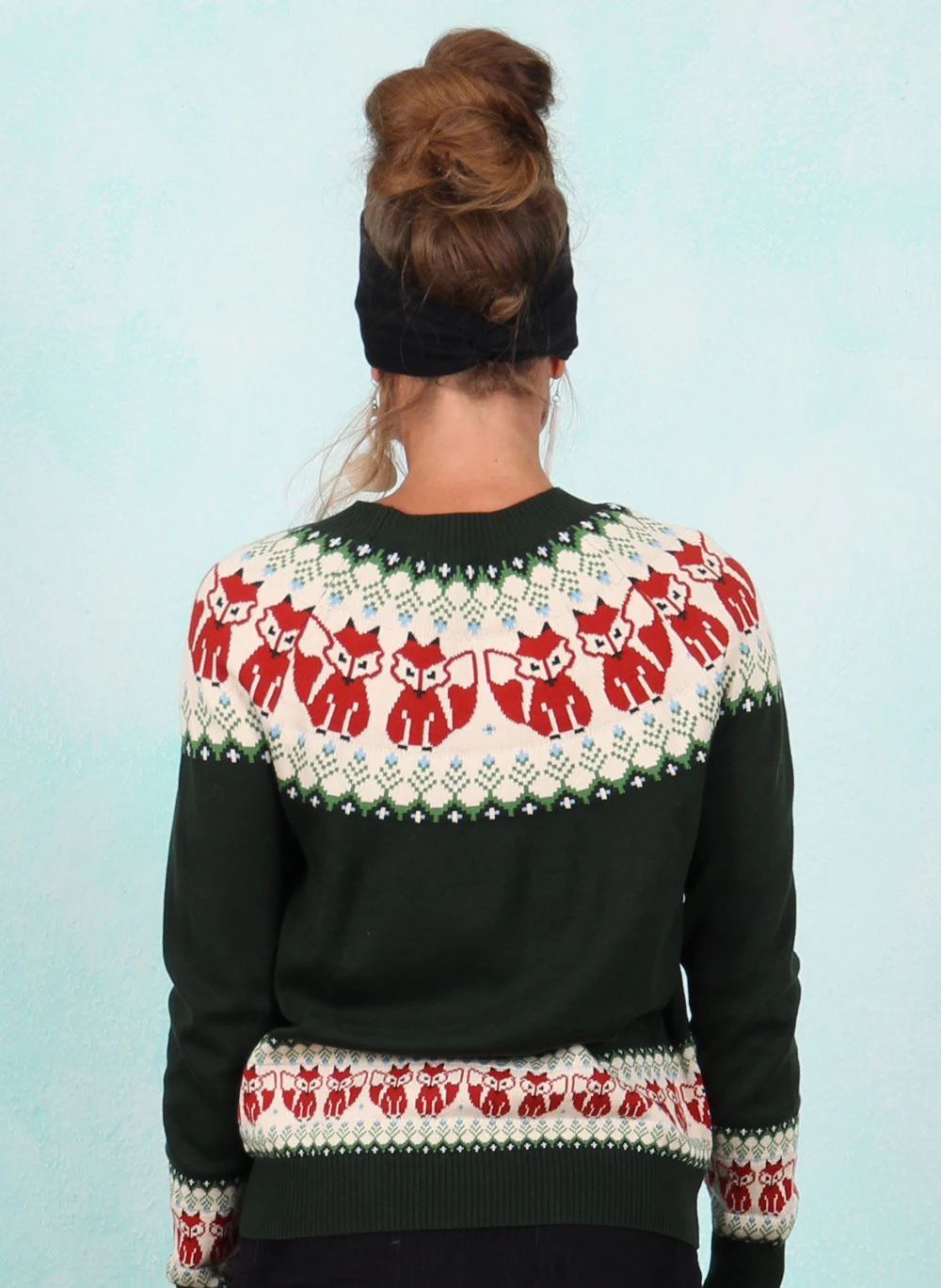 Pullover, AU25-001, dark-green - Image 3
