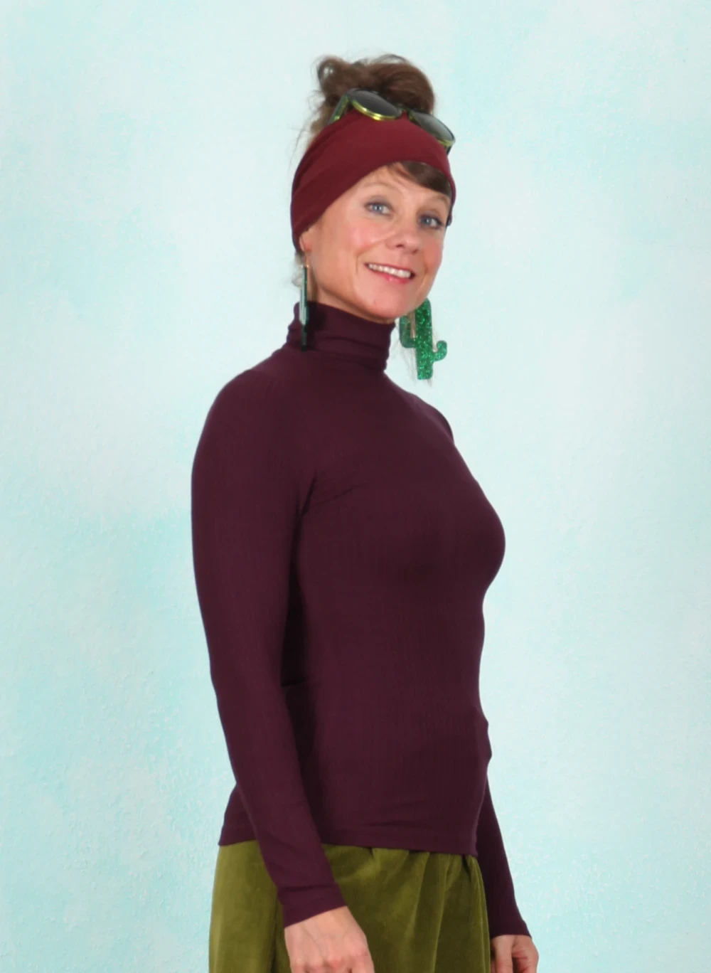 Shirt, AW26211, wine - Image 2