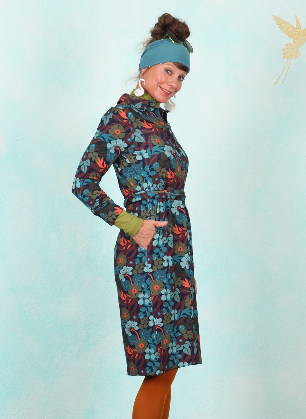 Kleid, AW26351, dark-blue-multi - Image 2