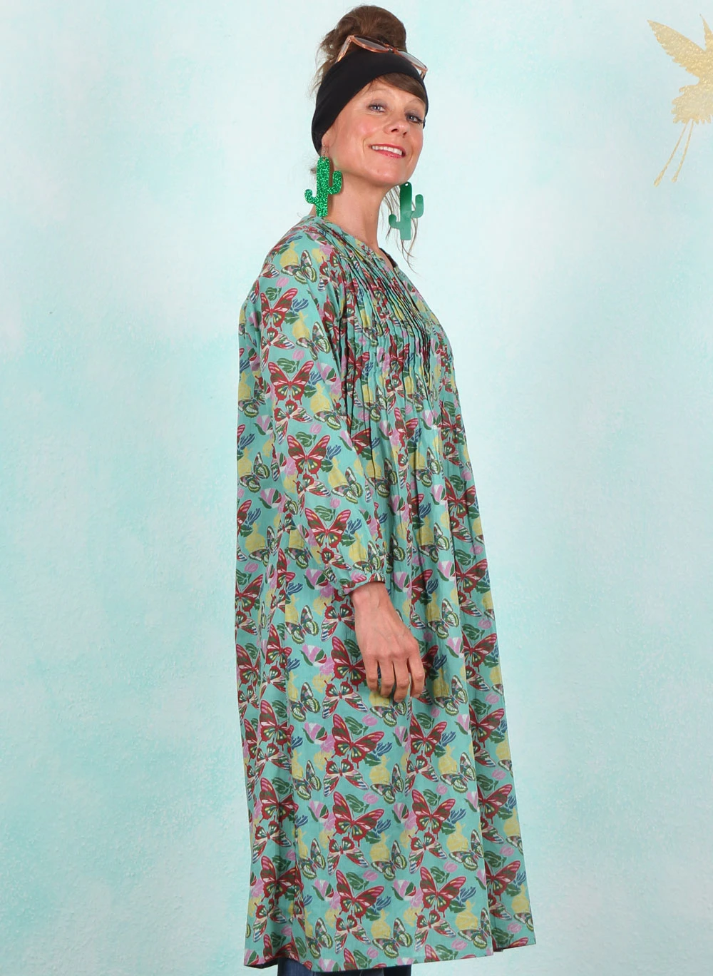 Tunika, CAPI-L-076, turquoise - Image 2