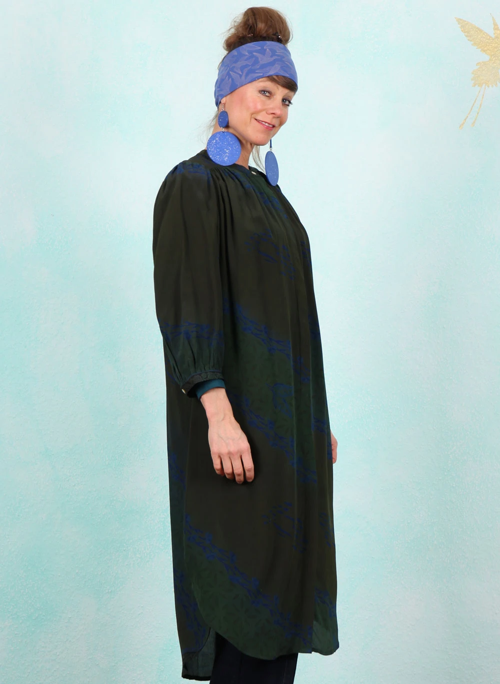 Kleid, DORTE-DRS-2945, dark-green - Image 2