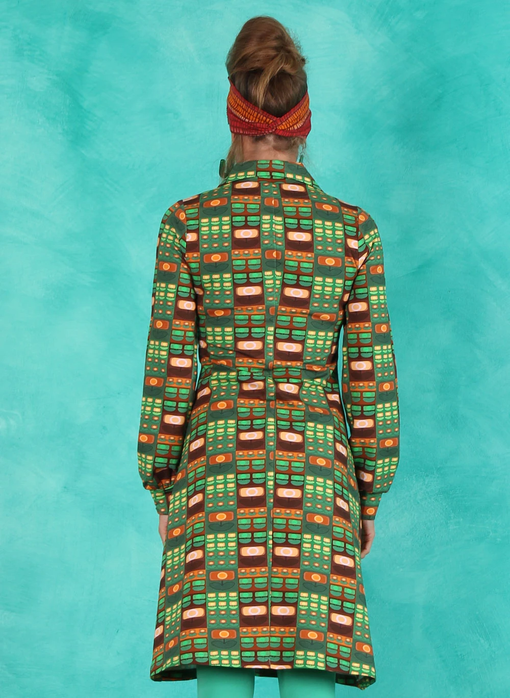 Kleid, DRE-01515, green-multi - Image 3
