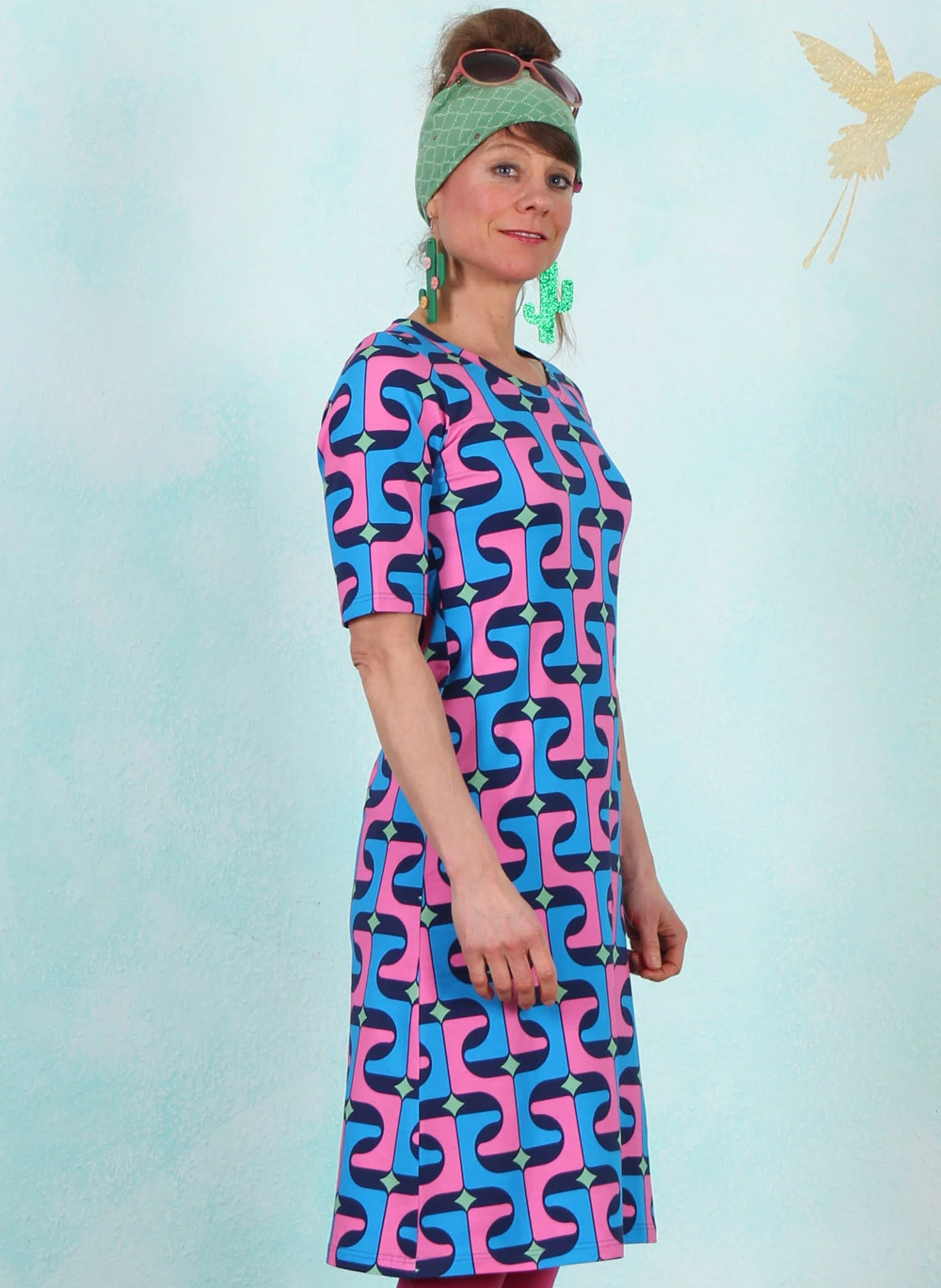Kleid, DRE-01552, blue-multi - Image 2