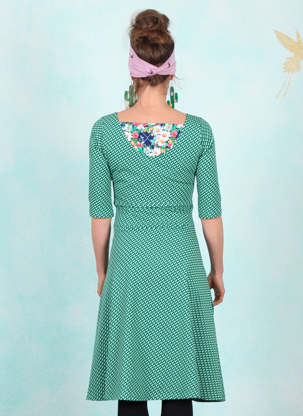 Kleid, DRE-01560, green - Image 3