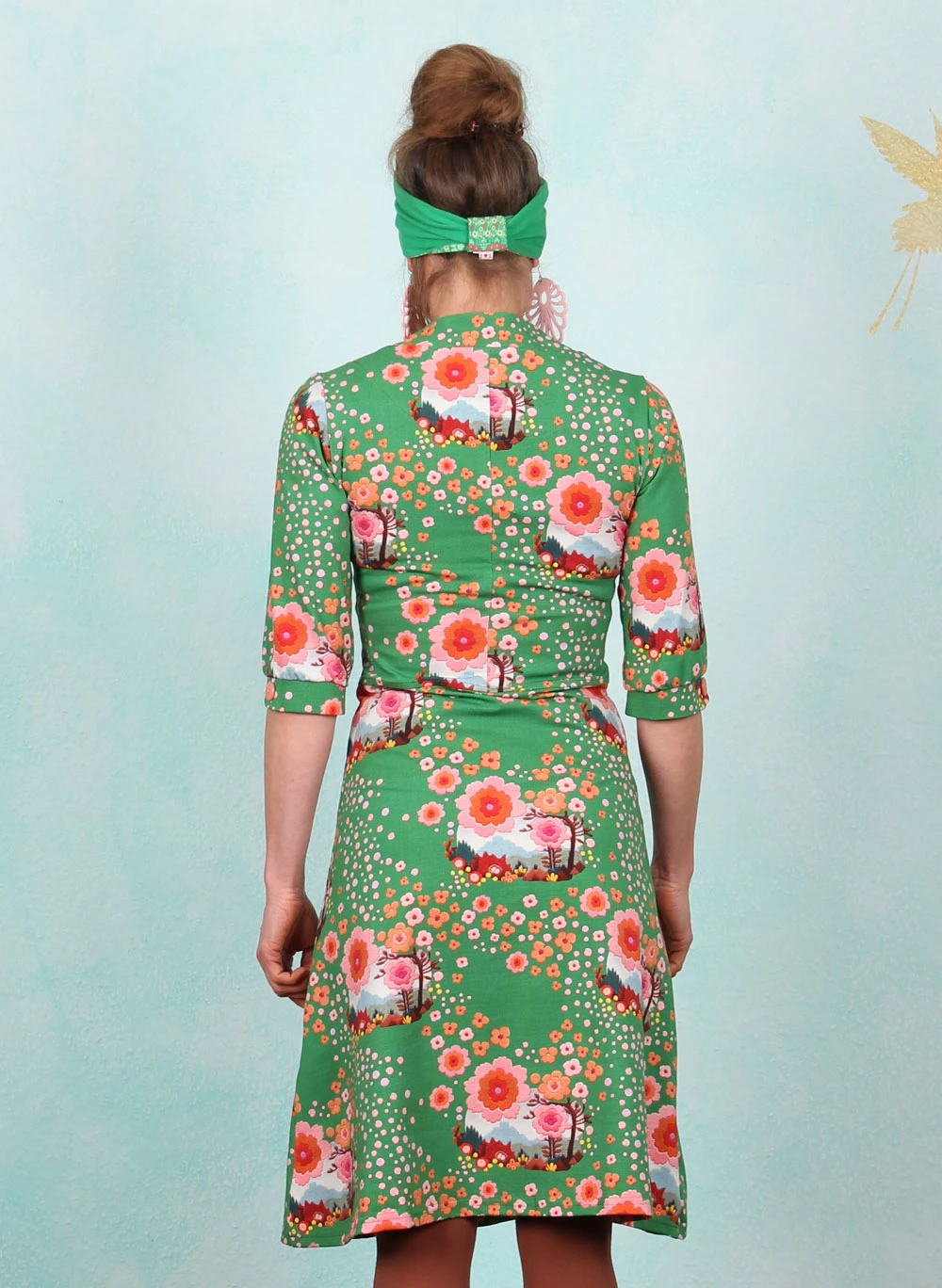 Kleid, DRE-01707, green - Image 3