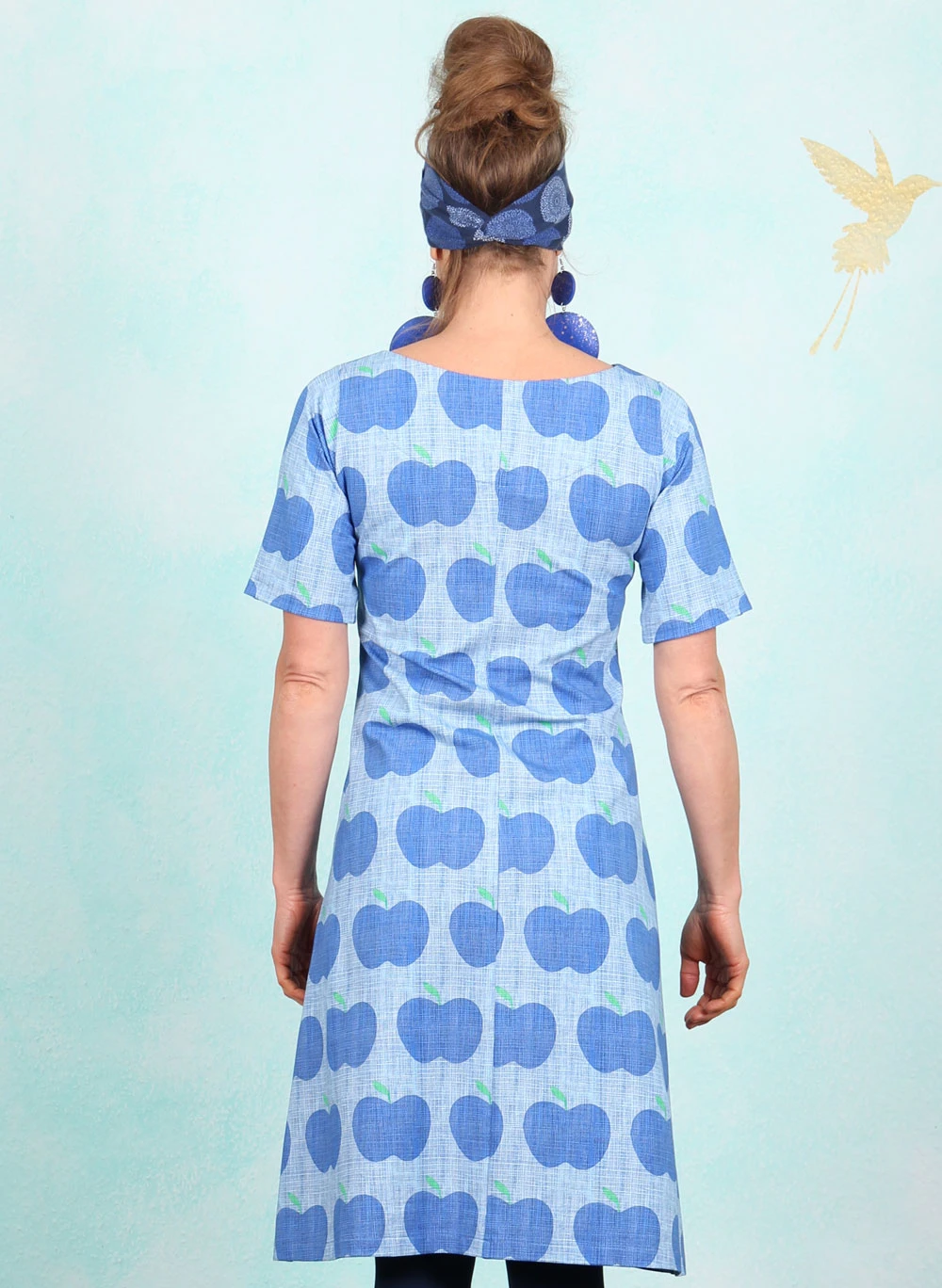 Kleid, DRE-01714, blue - Image 3