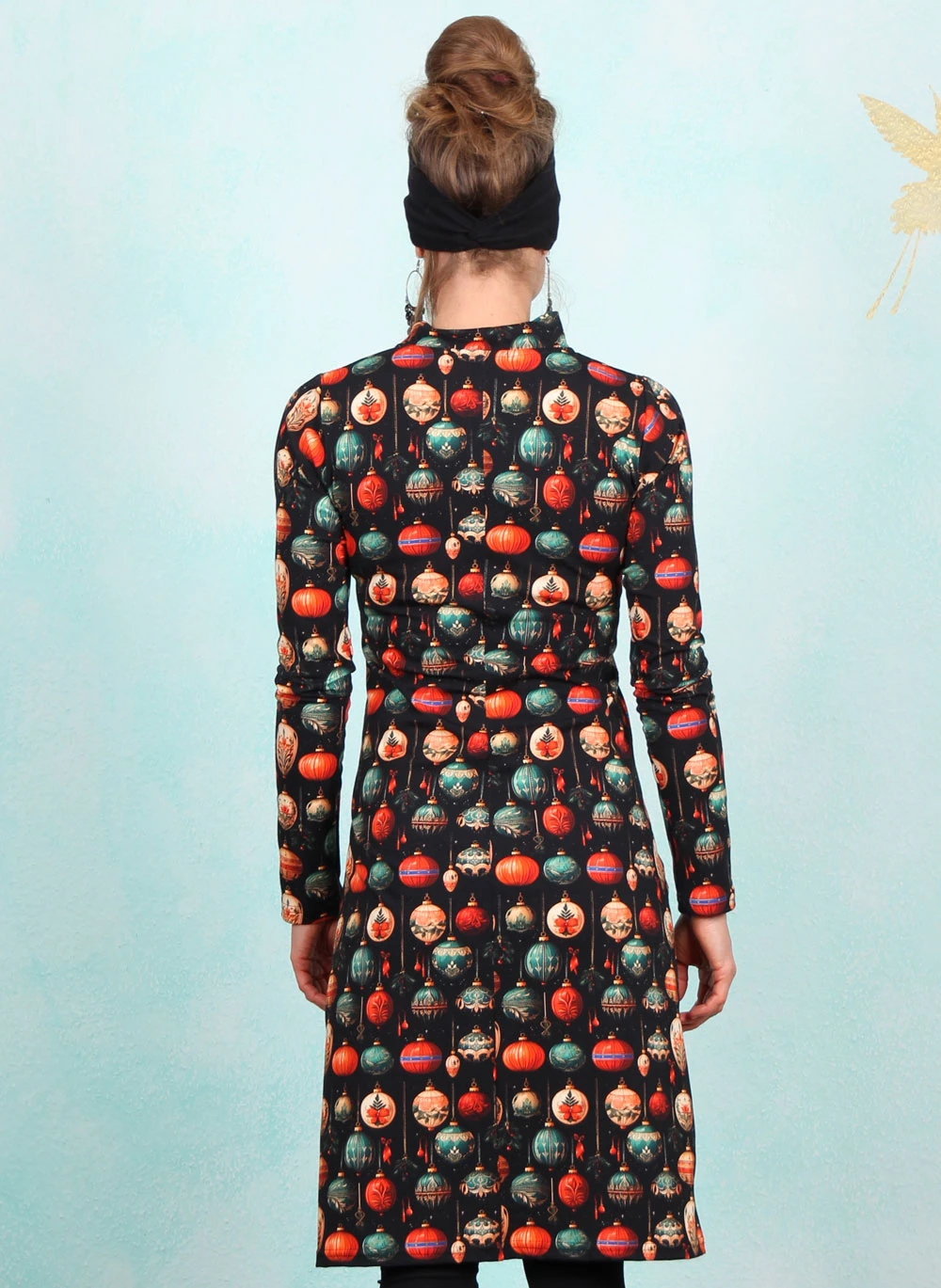 Kleid, DRE-01723, black-multi - Image 3