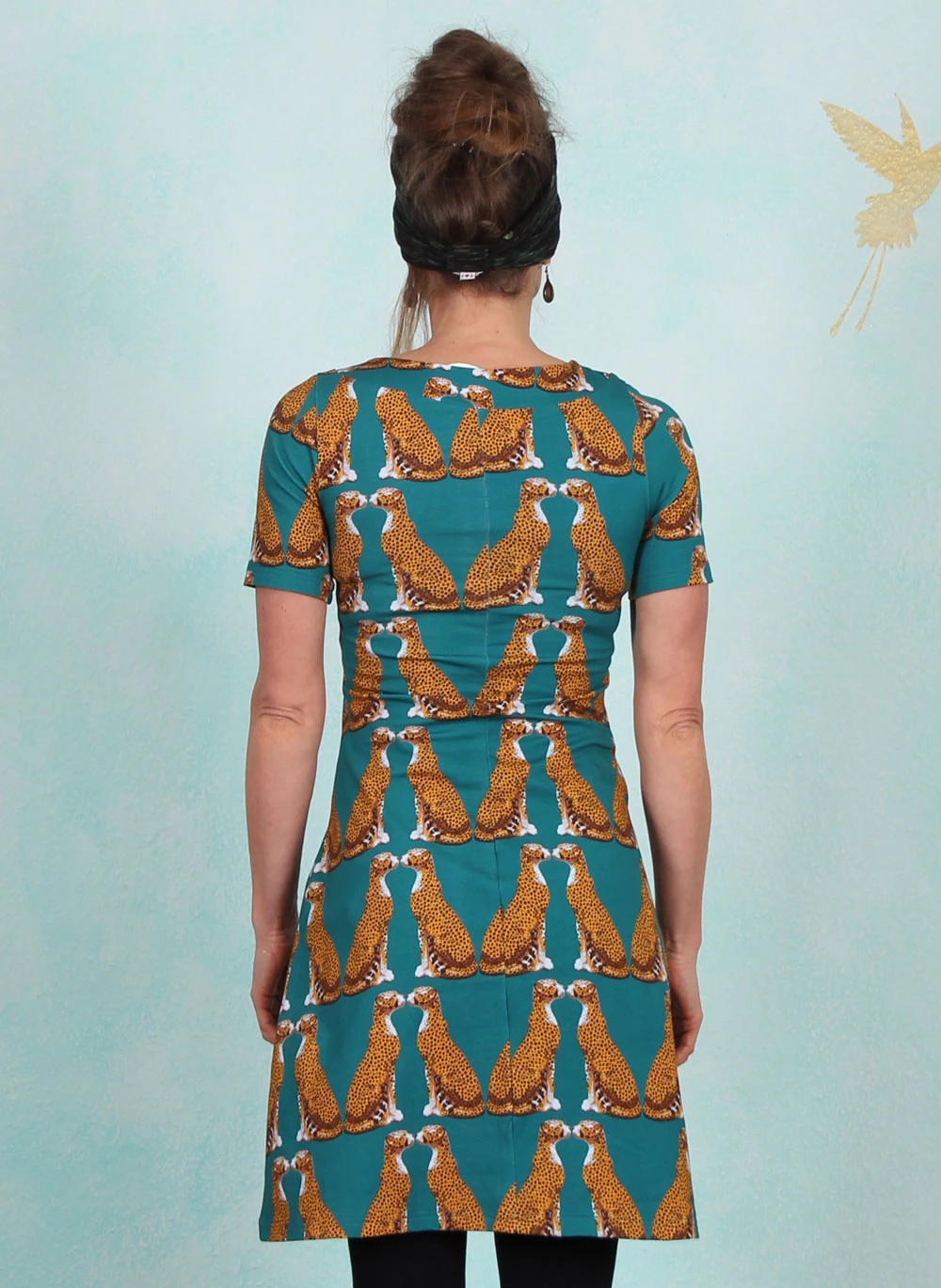 Kleid, EI013115, petrol - Image 3