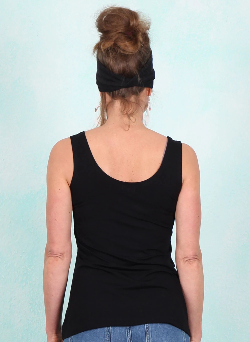 Top, FA017-BVS-W00, black - Image 3