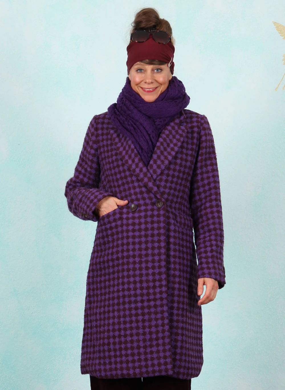 Mantel, FB007-RWB-B01, purple - Image 1