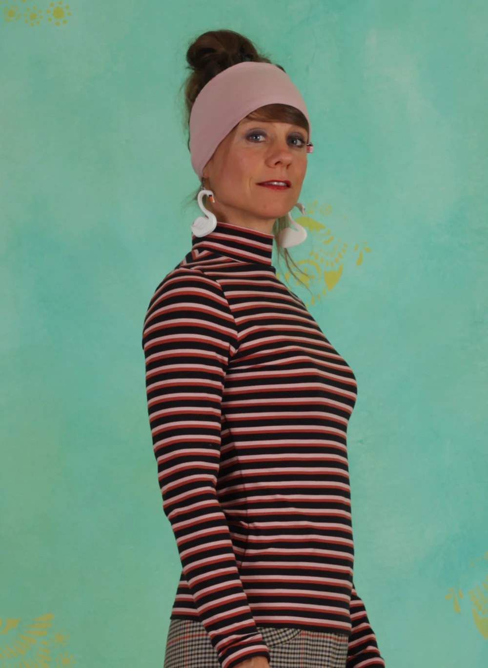 Shirt, G2018-003, multi-stripes - Image 2