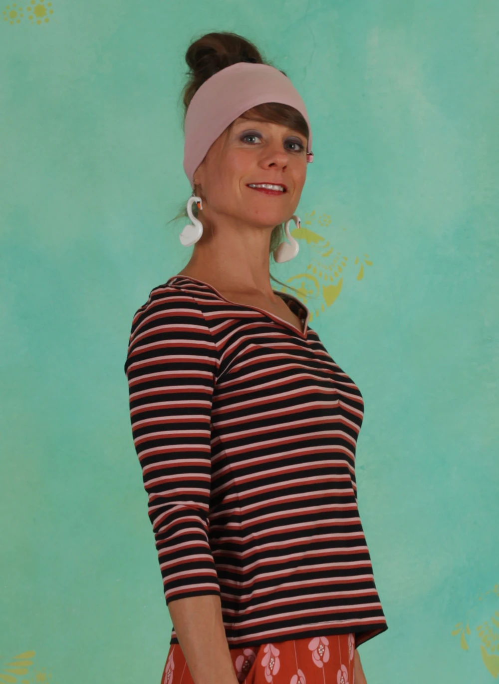 Shirt, G2021-003, multi-stripes - Image 3