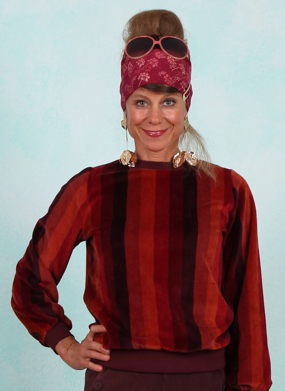 Nicki-Pullover, G42201, red - Image 1
