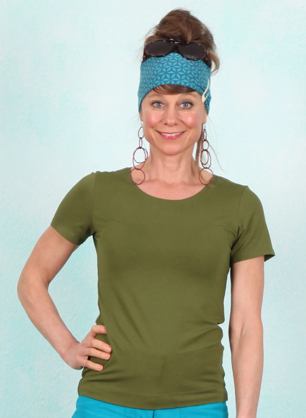 Shirt, HB053-BVS-W22, khaki - Image 1