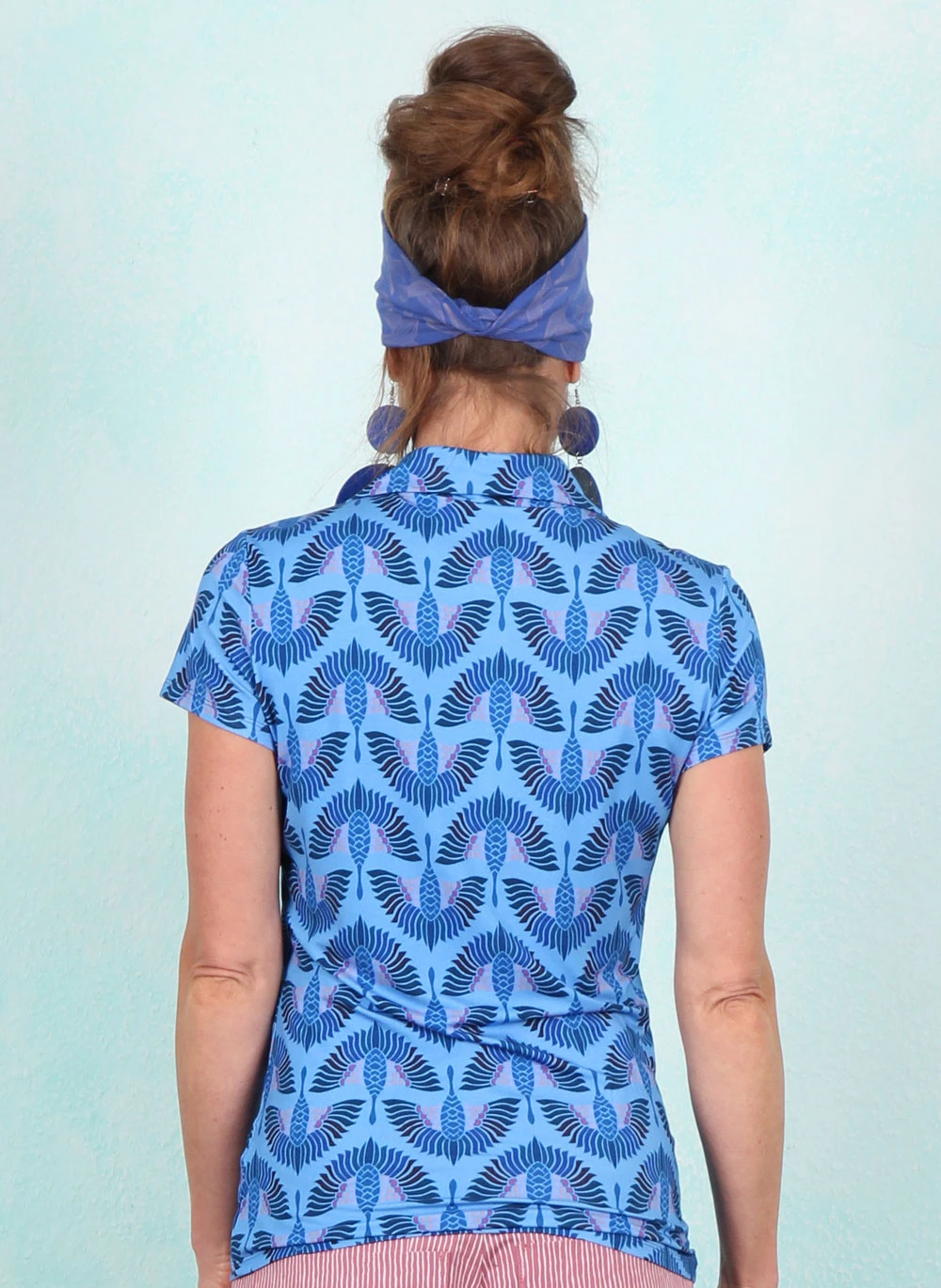 Bluse, HD027-TPFB2-C04, blue - Image 3