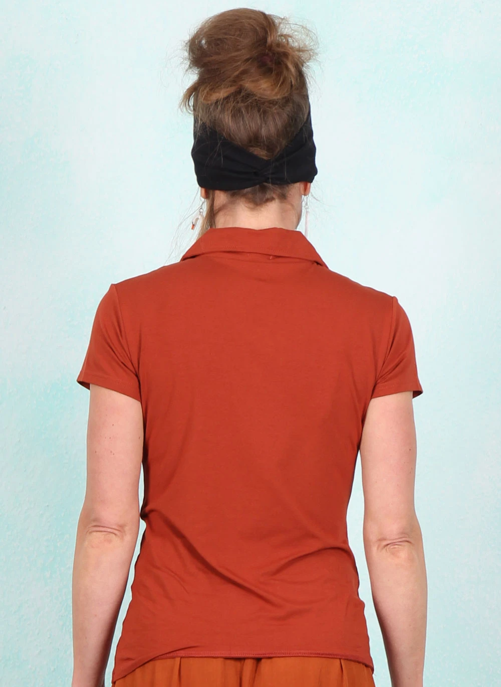 Bluse, HD027A-BVS-W06, orange - Image 3