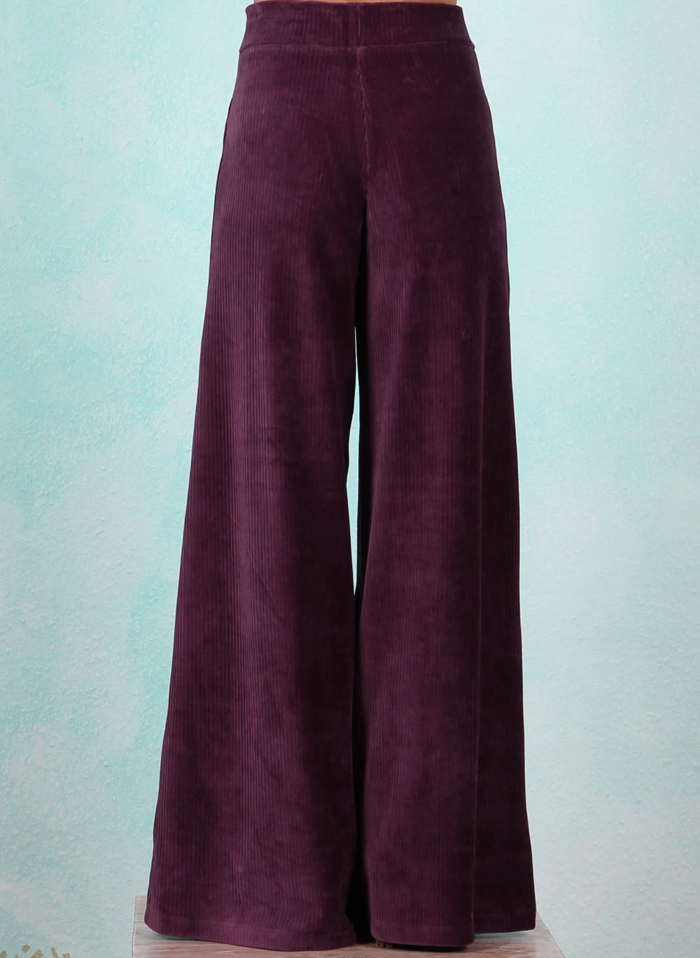 Samtcord-Hose ( fällt kleiner aus), HG015-RNK-B01, purple - Image 3