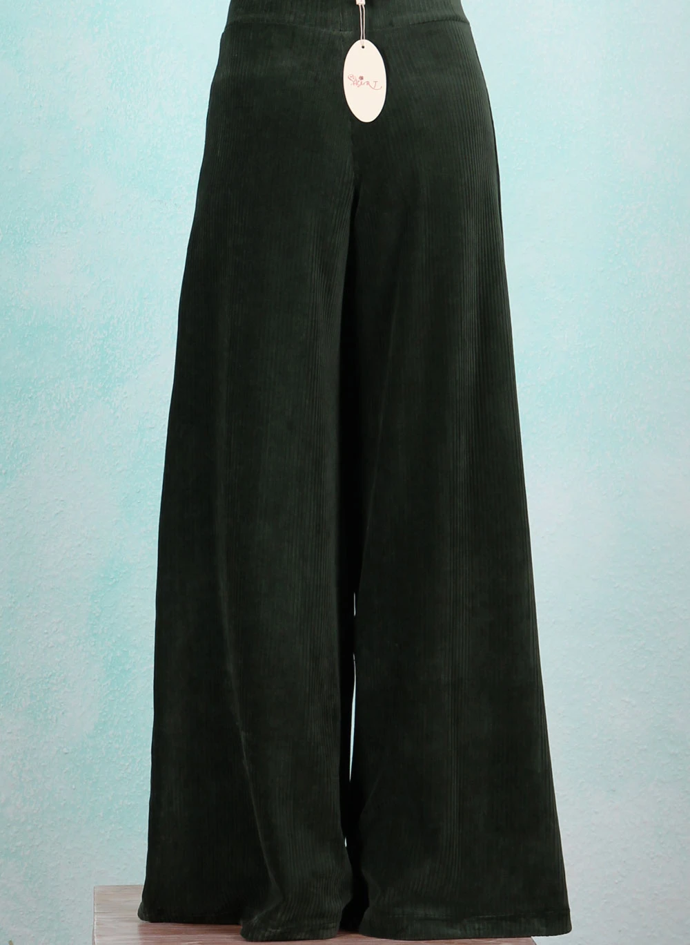 Samtcord-Hose ( fällt kleiner aus), HG015-RNK-B22, green - Image 3