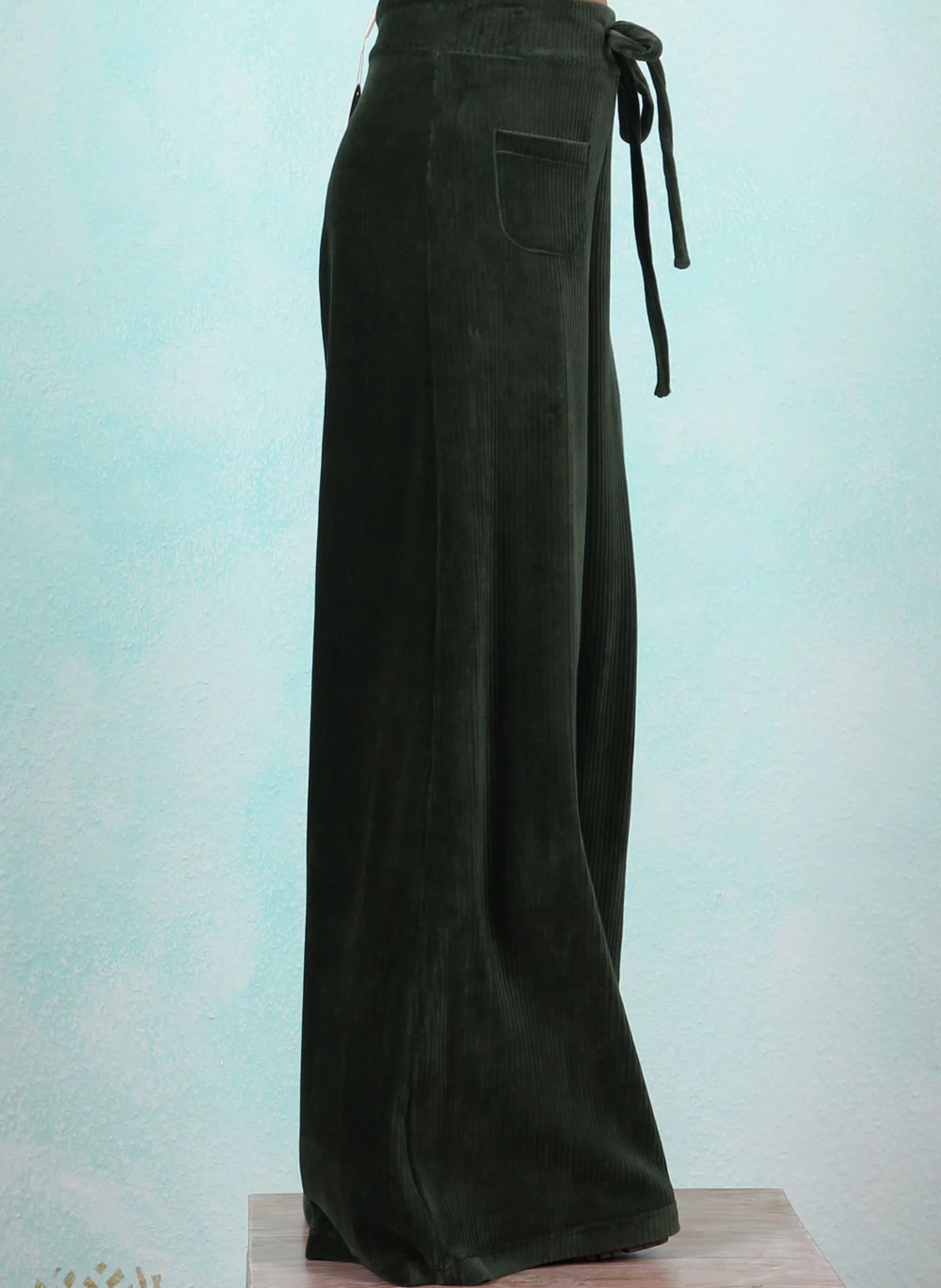 Samtcord-Hose ( fällt kleiner aus), HG015-RNK-B22, green - Image 2