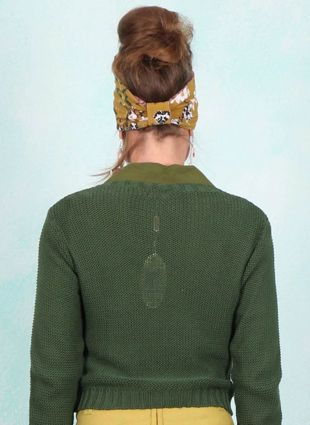 Cardigan, HW003-COS-C07, green - Image 3