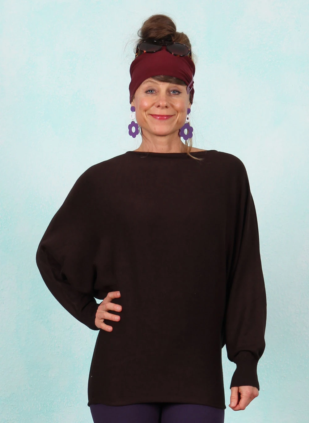 Pullover, HX004-BRES-X08, brown - Image 1