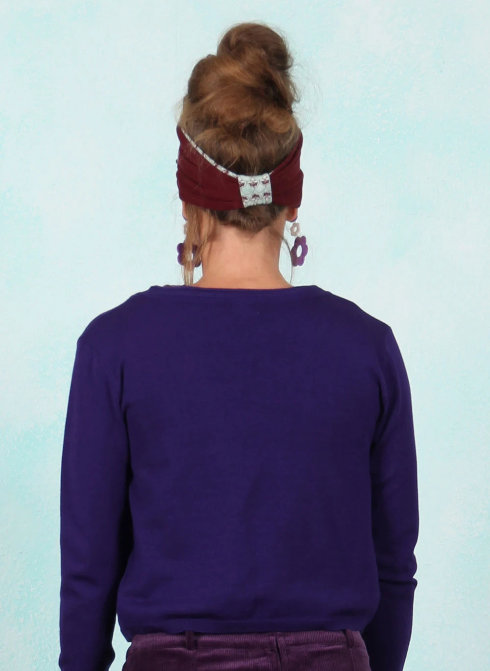 Cardigan, HX005-BRES-X01, purple - Image 3