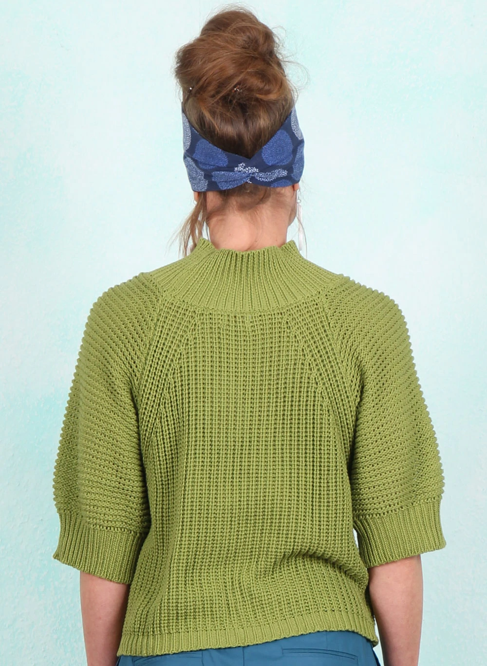 Pullover, HX007-COS-A22, green - Image 3