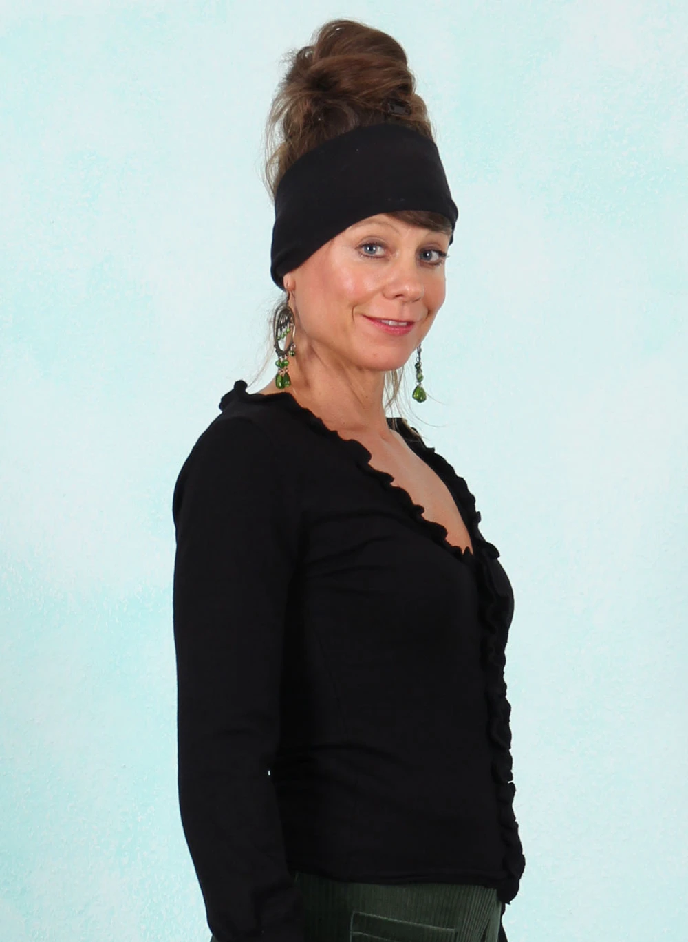 Cardigan, HZ002-BRES-X00, black - Image 2