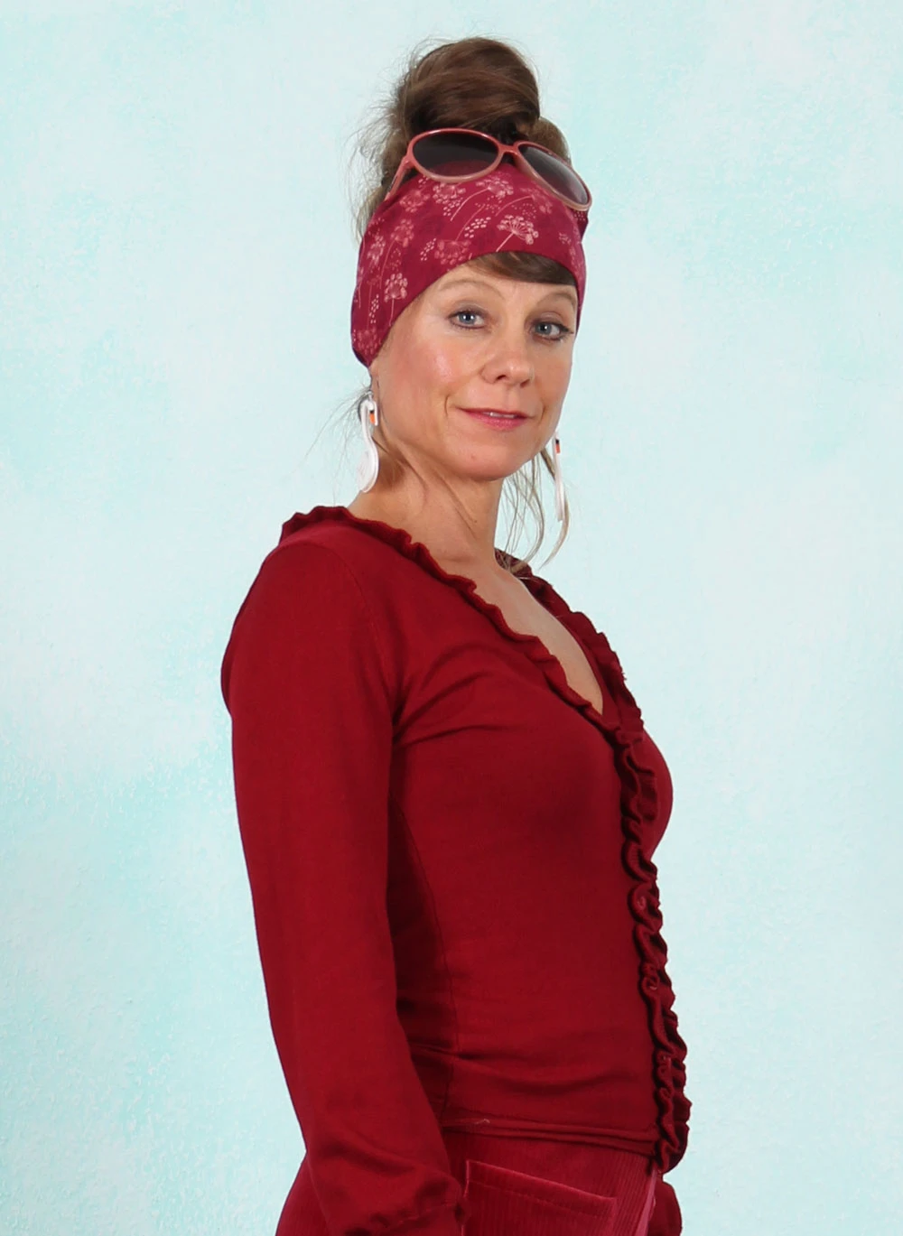 Cardigan, HZ002-BRES-X03, red - Image 2