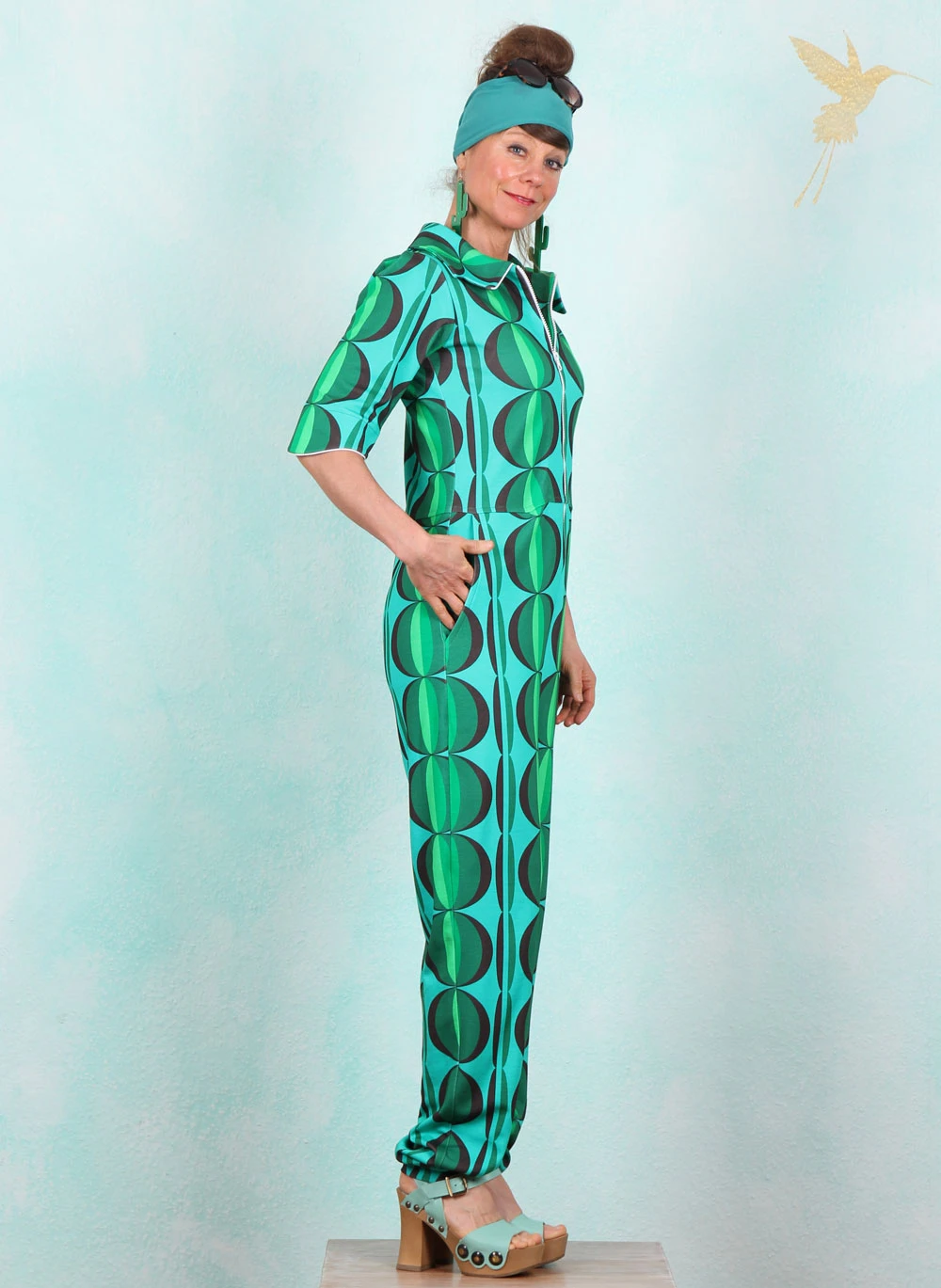 Jumpsuit, JUMP-801, green - Image 2