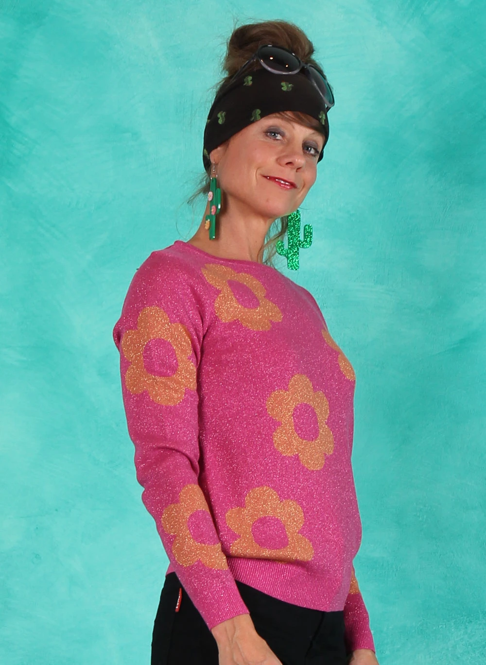 Pullover, K0733, pink - Image 2