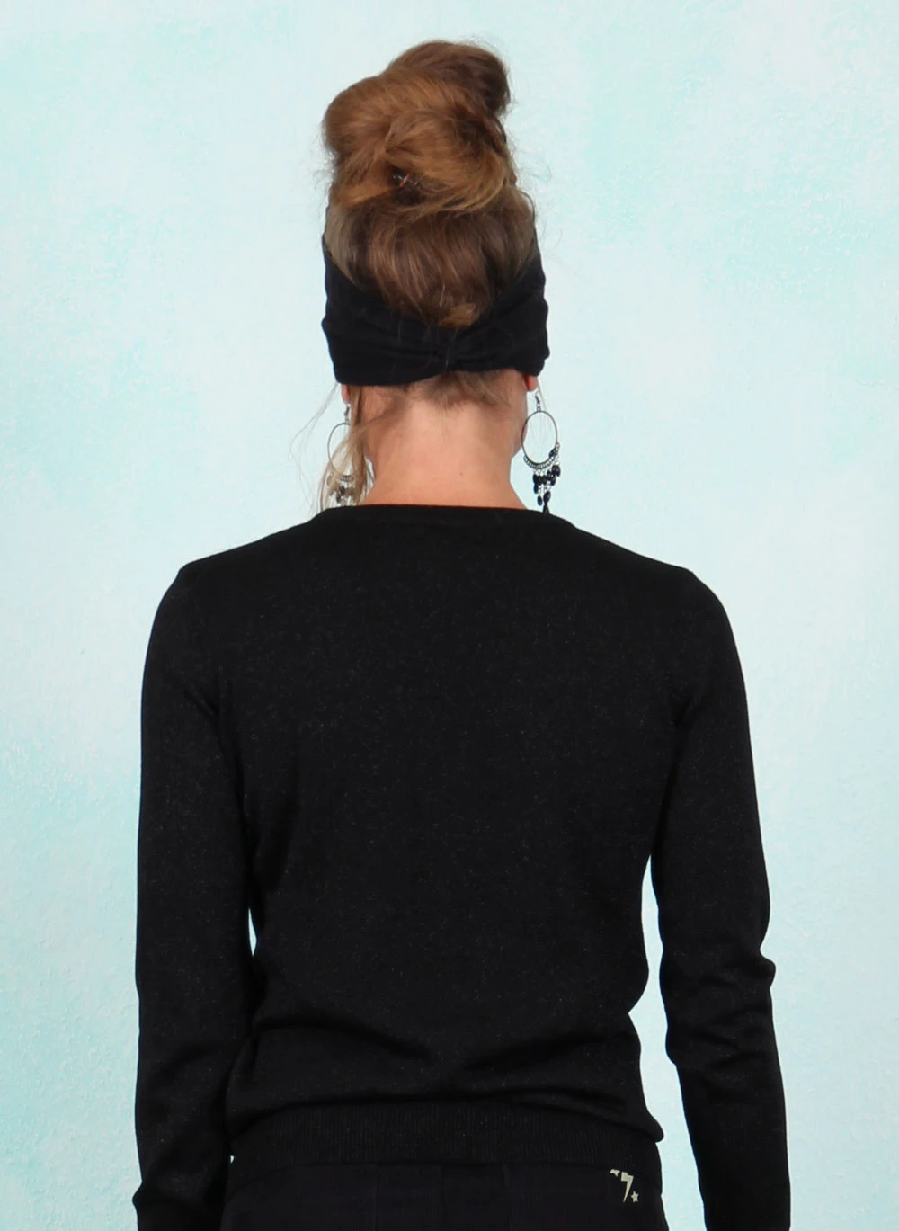 Pullover, K0898, sparkling-black - Image 3