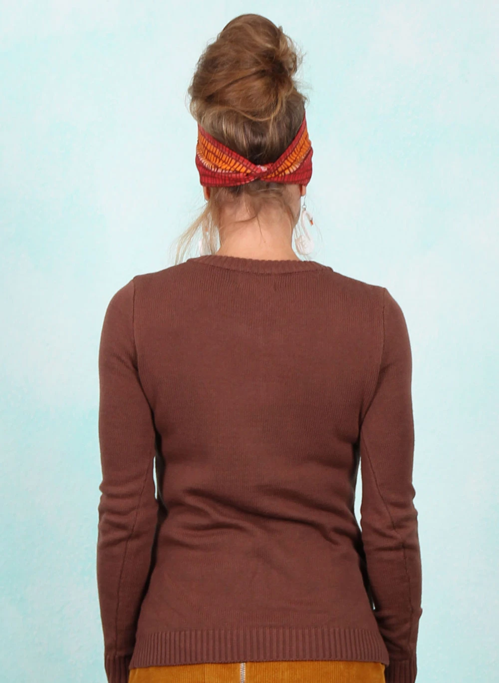 Cardigan, KNI-CAR-15, brown - Image 3