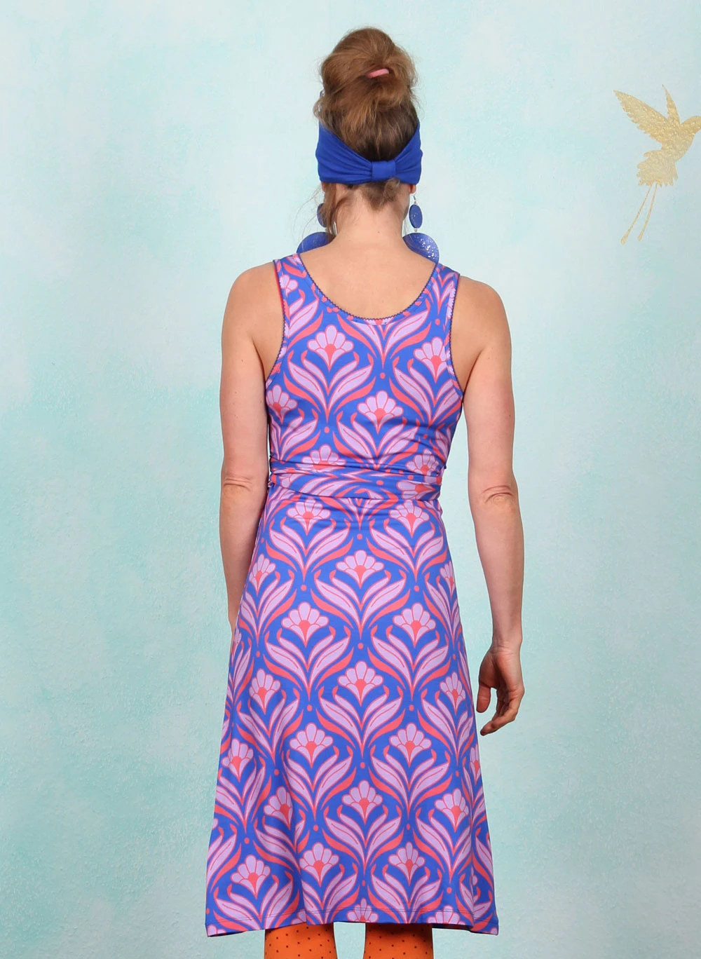 Kleid, LASU25171, blue-multi - Image 3