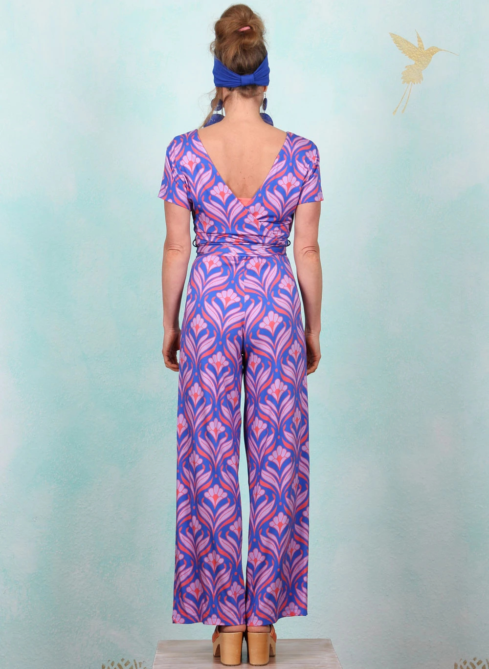 Jumpsuit, LASU25230, blue-multi - Image 3