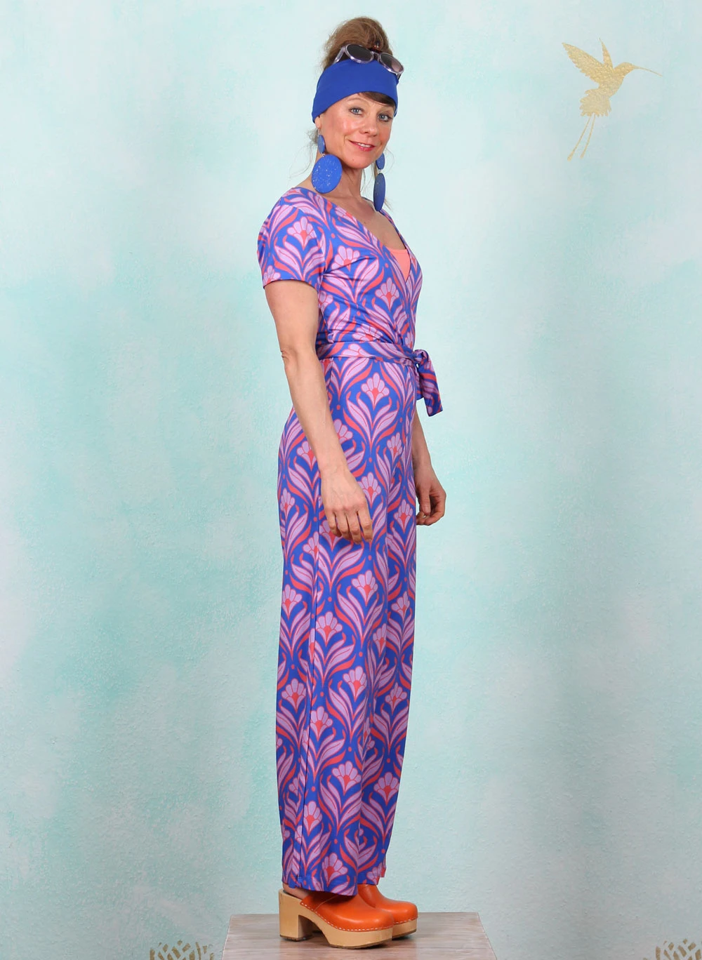 Jumpsuit, LASU25230, blue-multi - Image 2
