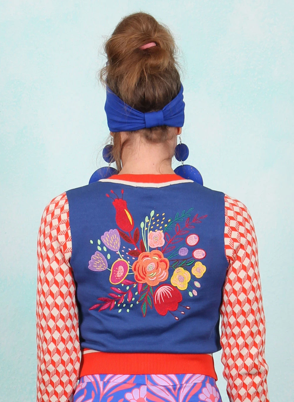 Cardigan, LASU25339, blue - Image 3