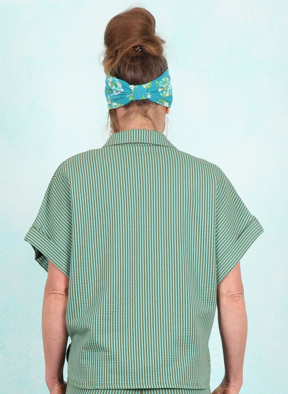 Bluse, LASU26191, green - Image 3