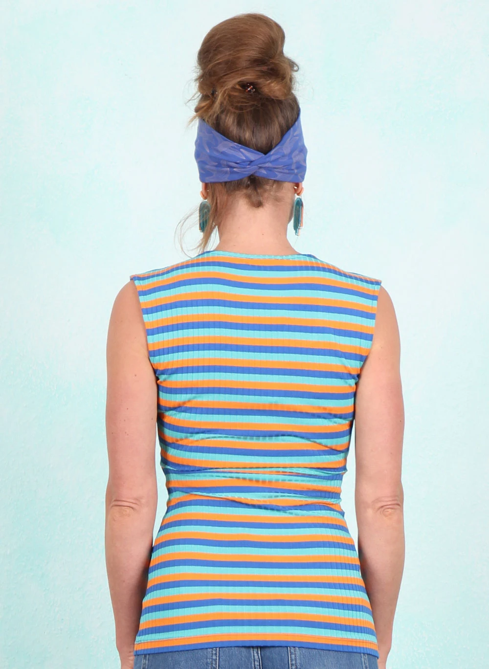Top, LASU26310, blue-multi - Image 3