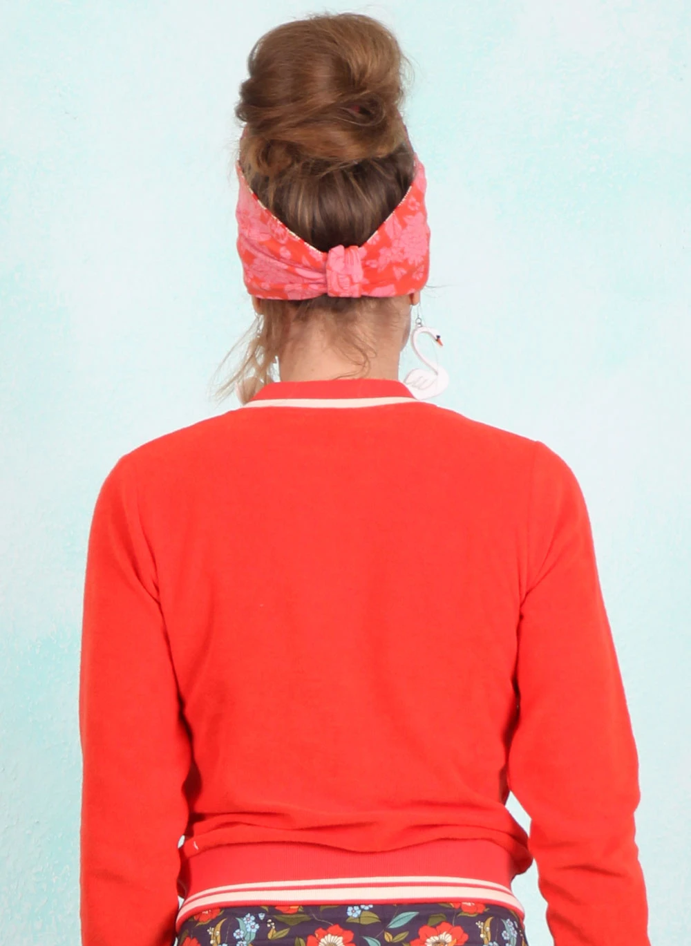 Frottee-Jacke, LASU26341, red - Image 3