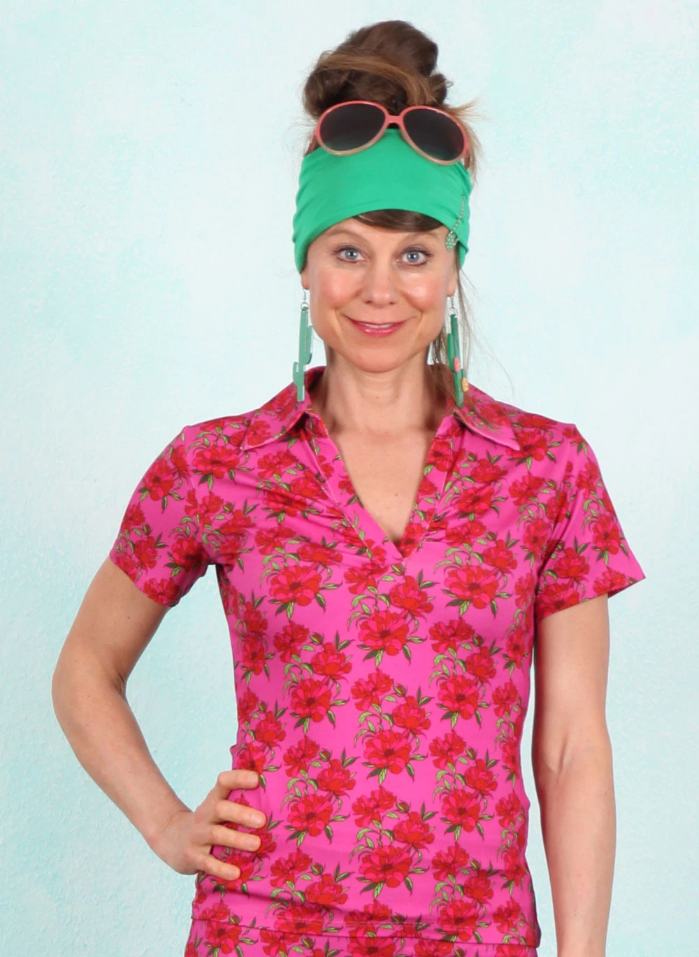 Shirt, LASU26410, pink - Image 1
