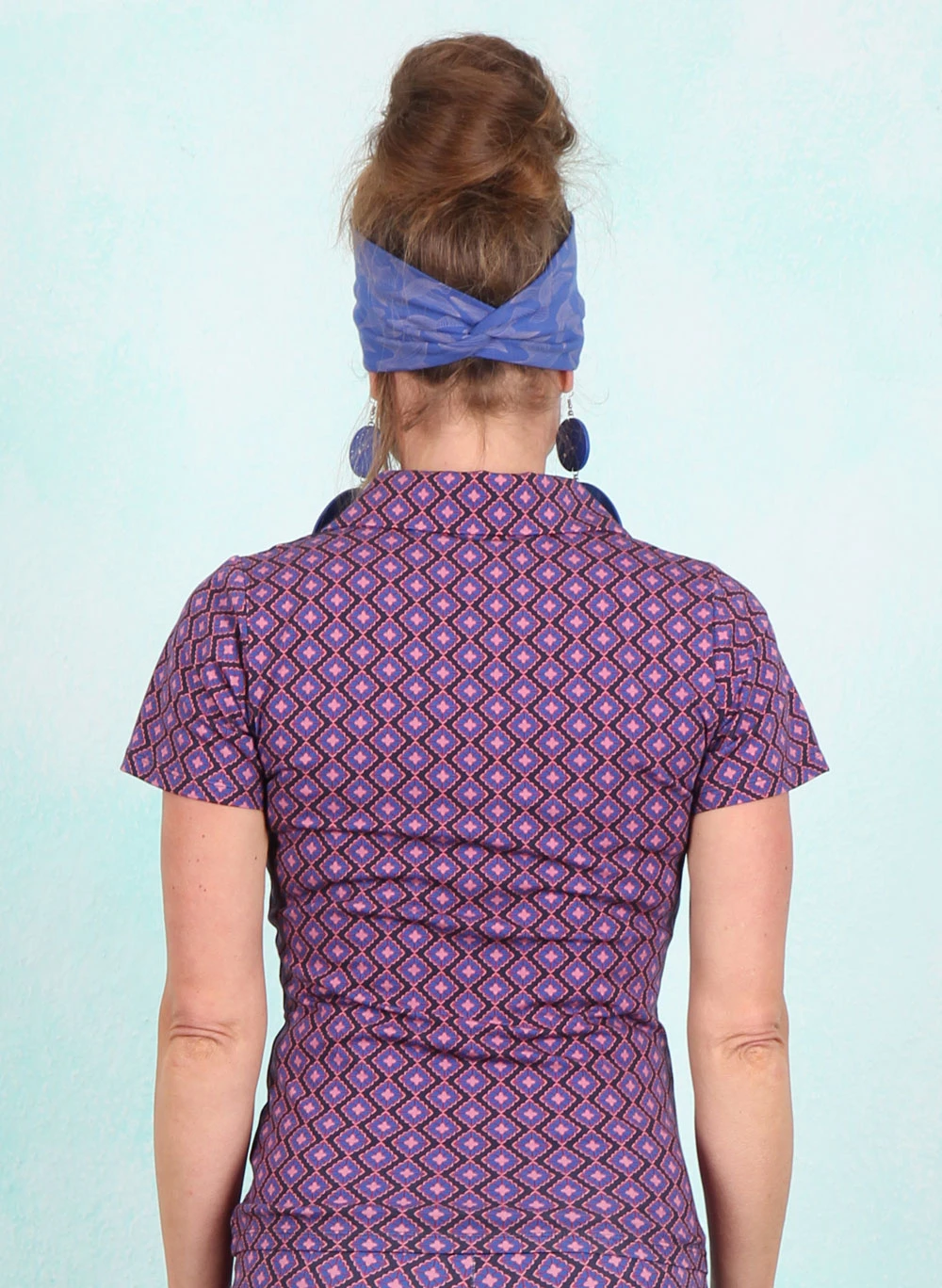 Shirt, LASU26412, dark-blue-multi - Image 3